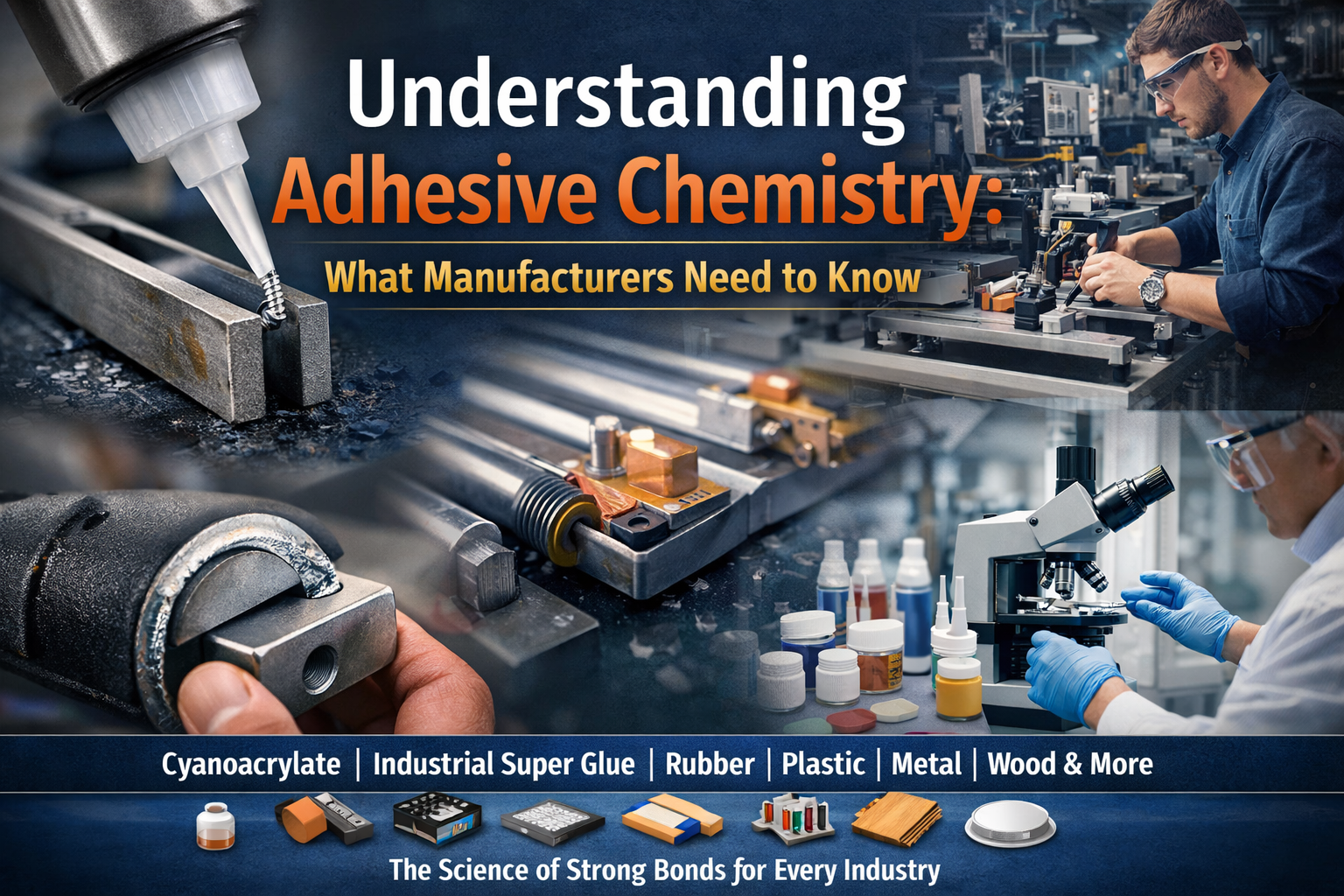 Understanding Adhesive Chemistry: What Manufacturers Need to Know